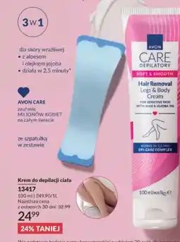 Avon Krem do depilacji ciała AVON CARE oferta