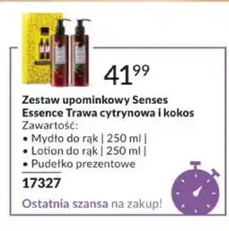 Avon Zestaw upominkowy Avon Senses Essence Trawa cytrynowa i kokos oferta