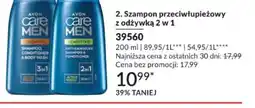 Avon Szampon przeciwłupieżowy z odżywką 2 w 1 Avon Care Men oferta