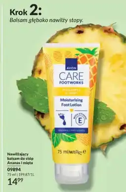 Avon Nawilżający balsam do stóp Ananas i mięta Avon oferta