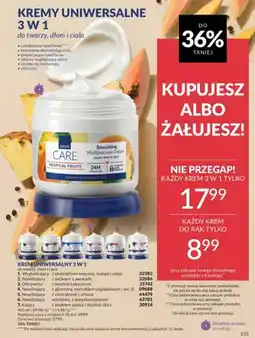 Avon Krem uniwersalny 3 w 1 wygładzający z ekstraktami ananasa, mango i papai AVON oferta