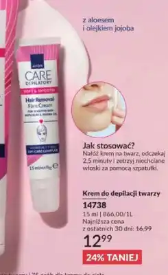 Avon Krem do depilacji twarzy AVON CARE oferta