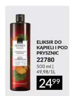 Avon Eliksir do kąpieli i pod prysznic Liść geranium i pomarańcza Avon Senses Essence oferta