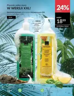 Avon Żel pod prysznic 3w1 dla niego Avon Senses Jungle Rainburst szałwia i drewno sandałowe oferta