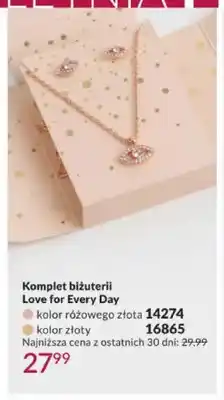 Avon Komplet biżuterii Love for Every Day kolor różowego złota oferta
