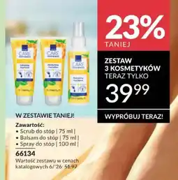 Avon Zestaw 3 kosmetyków Avon Care Footworks: scrub do stóp, balsam do stóp, spray do stóp oferta