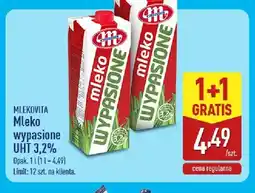 ALDI Mleko wypasione UHT 3,2% Mlekovita oferta
