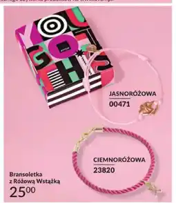Avon Bransoletka z Różową Wstążką ciemnoróżowa Avon oferta