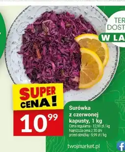 Twój Market Surówka z czerwonej kapusty oferta