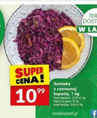 Twój Market Surówka z czerwonej kapusty oferta