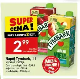 Twój Market Napój Tymbark jabłko wiśnia oferta