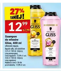 Twój Market Szampon do włosów Gliss ultimate repair oferta