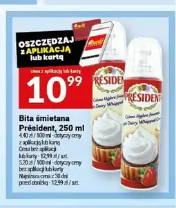 Twój Market Bita śmietana Président oferta