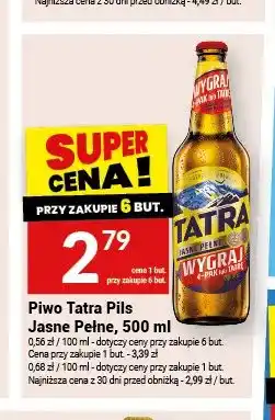 Twój Market Piwo Tatra Pils Jasne Pełne oferta