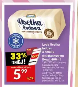 Twój Market Lody Osełka lodowa o smaku śmietankowym Koral oferta