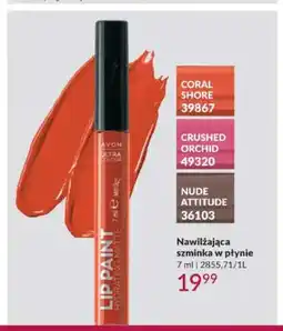 Avon Nawilżająca szminka w płynie Avon Coral Shore oferta