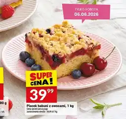 Twój Market Placek babuni z owocami oferta
