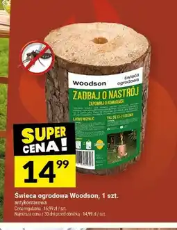 Twój Market Świeca ogrodowa antykomarowa Woodson oferta