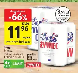 Intermarche Piwo Żywiec 4-pak oferta