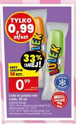 Twój Market Lody na patyku mix Lulek oferta