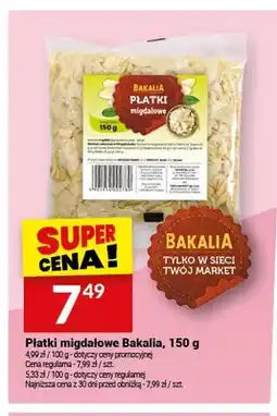 Twój Market Płatki migdałowe Bakalia oferta