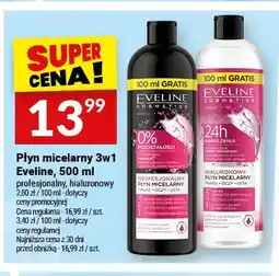 Twój Market Płyn micelarny 3w1 Eveline hialuronowy oferta