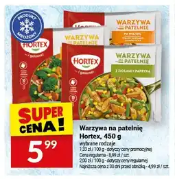 Twój Market Warzywa na patelnię Hortex wybrane rodzaje oferta