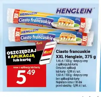 Twój Market Ciasto francuskie XXL Henglein oferta