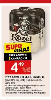 Twój Market Piwo Kozel 0,0% 4-pak oferta