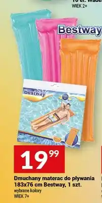 Twój Market Dmuchany materac do pływania 183x76cm Bestway oferta
