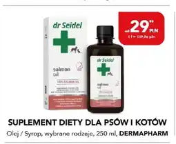 AquaelZOO Suplement diety dla psów i kotów Olej / Syrop dr Seidel oferta