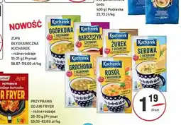 Sedal Zupa błyskawiczna Kucharek Ogórkowa z grzankami oferta
