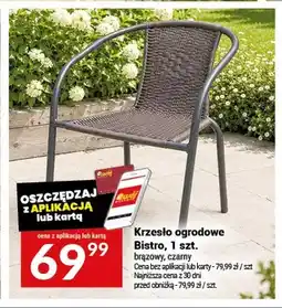 Twój Market Krzesło ogrodowe Bistro brązowe oferta