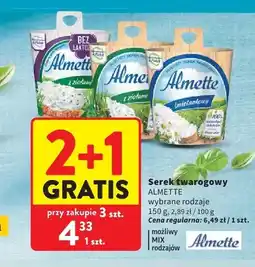 Intermarche Serek twarogowy Almette z ziołami bez laktozy oferta