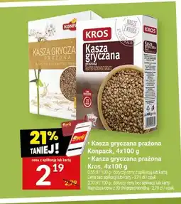 Twój Market Kasza gryczana prażona Konpack 4-pak oferta