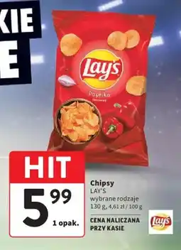 Intermarche Chipsy Lay's Paprika oferta