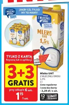 Intermarche Mleko UHT Z Mlecznej Drogi 1,5% oferta