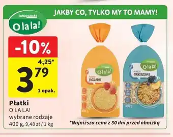 Intermarche Płatki orkiszowe O LA LA! oferta