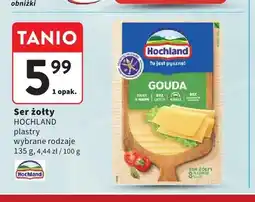 Intermarche Ser żółty plastry Hochland Gouda oferta