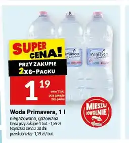 Twój Market Woda Primavera niegazowana oferta