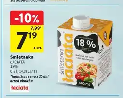 Intermarche Śmietanka Łaciata 18% oferta