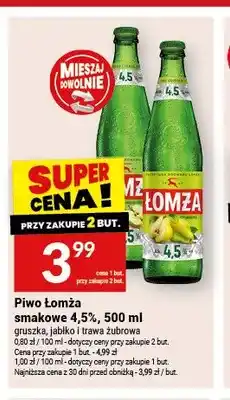Twój Market Piwo Łomża smakowe 4,5% gruszka oferta