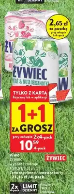 Intermarche Piwo Żywiec 4-pak oferta