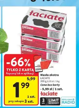 Intermarche Masło ekstra Łaciate oferta