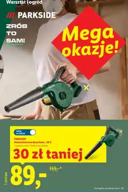 Lidl Dmuchawa Parkside oferta