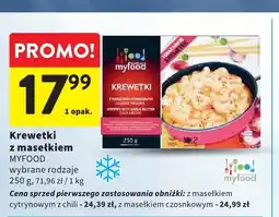 Intermarche Krewetki z masełkiem MYFOOD oferta