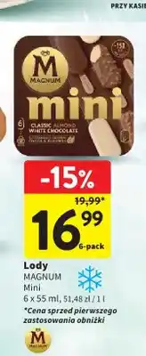 Intermarche Lody MAGNUM Mini 6-pak oferta