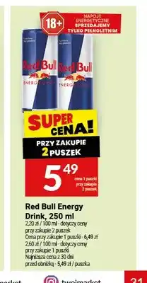 Twój Market Red Bull Energy Drink oferta