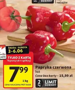 Intermarche Papryka czerwona luz oferta