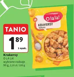 Intermarche Krakersy solone O LA LA! oferta